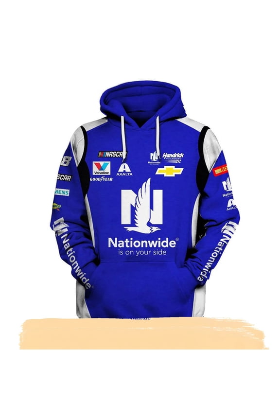 Blue Nationwide 3D Alexbrcing F1 Racing Team Nationwide Team AOP Unisex 3D Hoodie