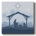 thumbnail image 1 of Blue Nativity I- Gallery Wrapped Canvas, 1 of 9