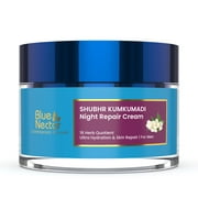 Blue Nectar Ayurvedic Anti Aging Night Cream for Men to reduce fine lines and wrinkles | Skin Repair & Nourishment | Best Men Face Moisturizer to Add Natural Glow for Youthful Look