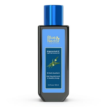 Blue Nectar Briganantadi Non Sticky Hair Oil & Healthy Scalp Oil (200 ml)