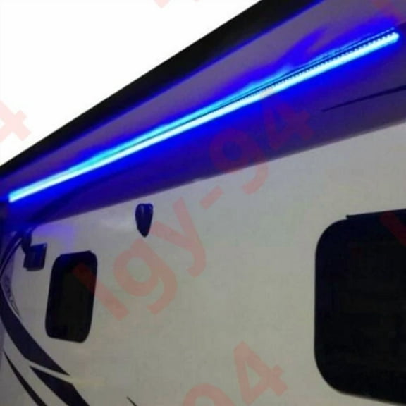 Blue Neon Glow El Wire String Strip Decor Boat Led Light Car Party + Controller