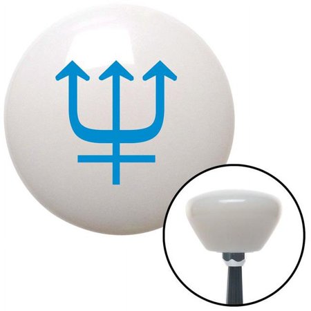 Blue Neptune White Retro Shift Knob with M16 x 1.5 Insert Shifter Auto Manual Brody