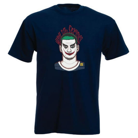 Blue Nikola Jokic Nuggets Joker Why So Serious Shirt T-Shirt