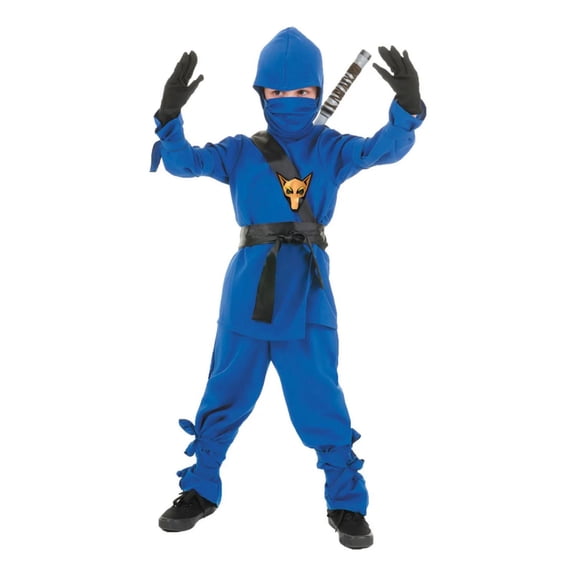 Underwraps Ninja, Blue Child Costume: Medium Unisex