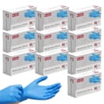 thumbnail image 1 of Blue Nitrile Disposable Gloves 1000 Pcs, Latex-Free and Powder-Free, Safe for Food Processing, Beauty Salons, Medical Care, and Household Cleaning, 1 of 10