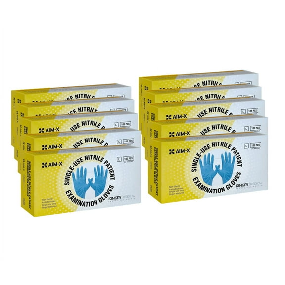 Blue Nitrile Gloves (4 Mil)