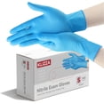 thumbnail image 1 of Blue Nitrile Gloves Disposable, Latex & Powder Free, for Cooking Kitchen Cleaning Salons, 1 of 3