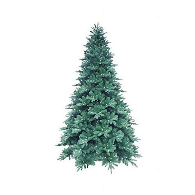 Blue Noble Spruce Artificial Christmas Tree with 1260 Clear LED Lights
