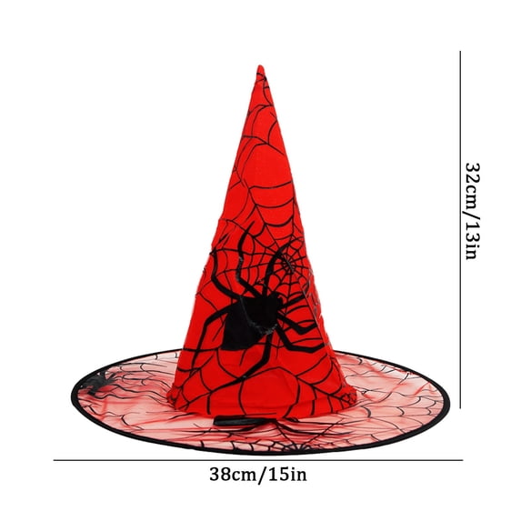 Blue Non-Woven Foldable Witch Hat for Kids Halloween Costume Party Accessory