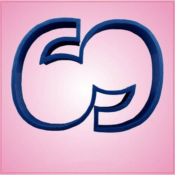 Blue Number 69 Cookie Cutter
