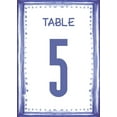 thumbnail image 1 of Blue Number Table Cards Number 1-40 Double Sided For Wedding Reception Event Party Baby Shower Birthday 4x6, 1 of 3