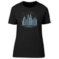 thumbnail image 1 of Blue Nyc Skyline T-Shirt Men -Image by Shutterstock, Male 3X-Large, 1 of 2