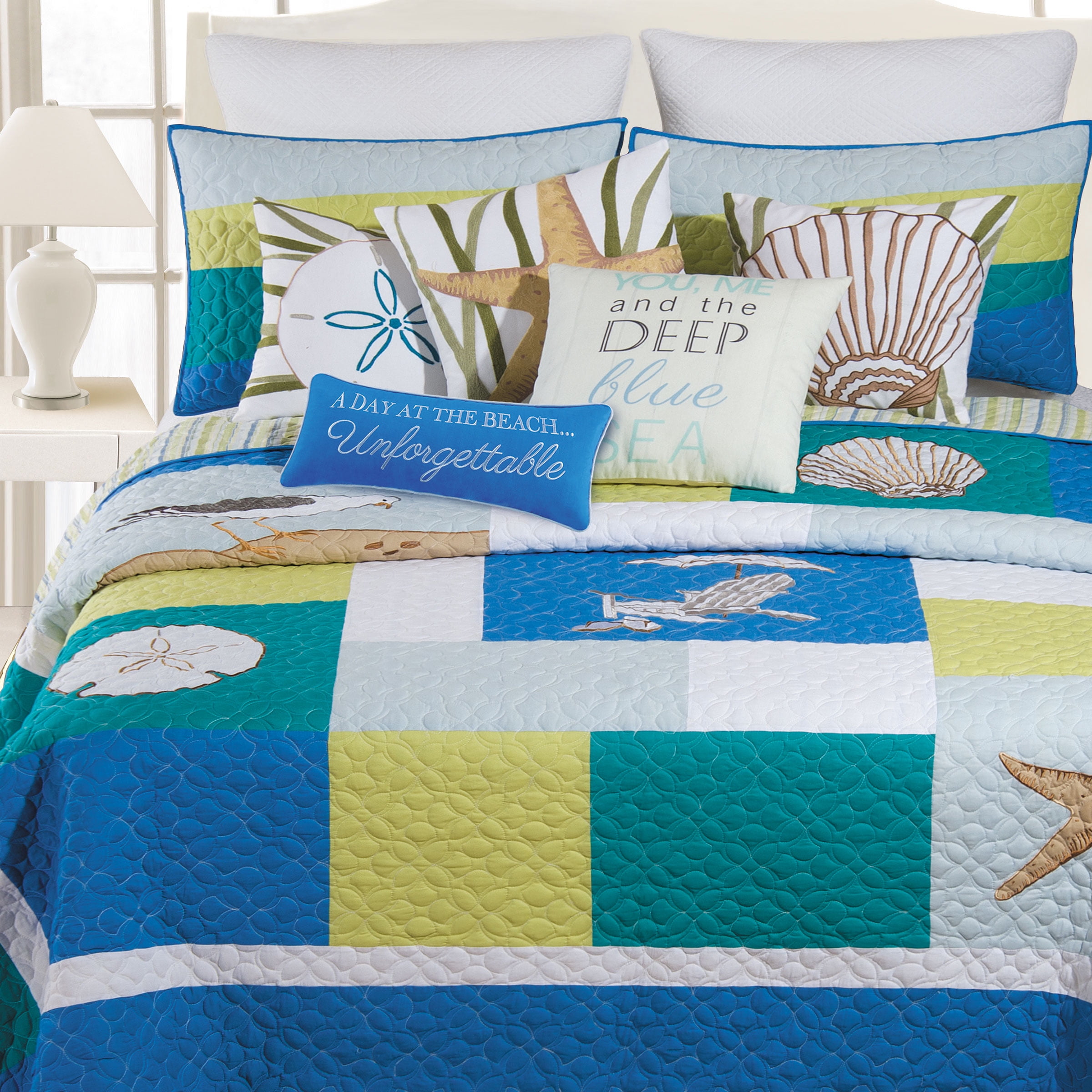 Blue Oasis Full/Queen Quilt