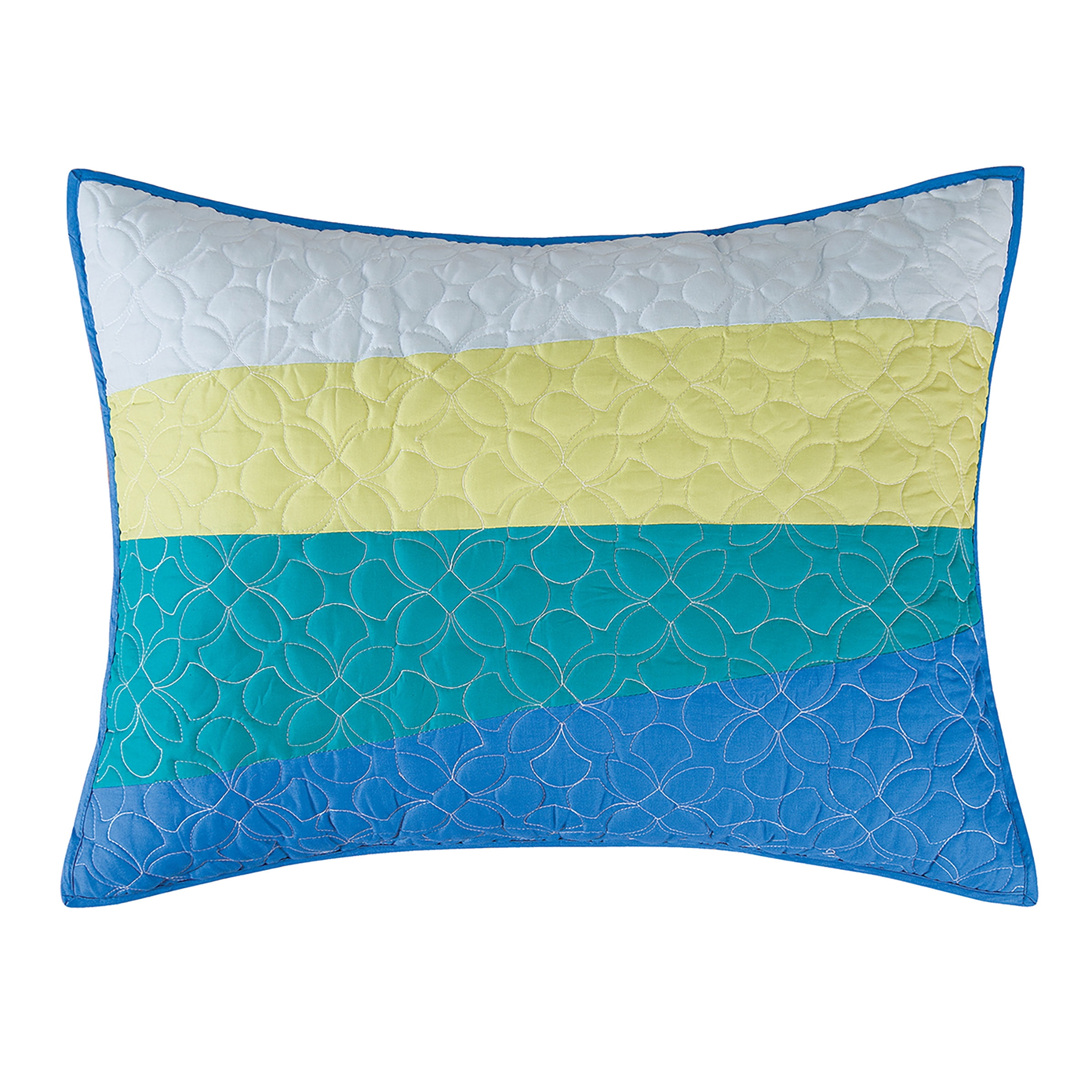 C&F Home 20" x 26" Blue Oasis Cotton Standard Sham - Machine Washable