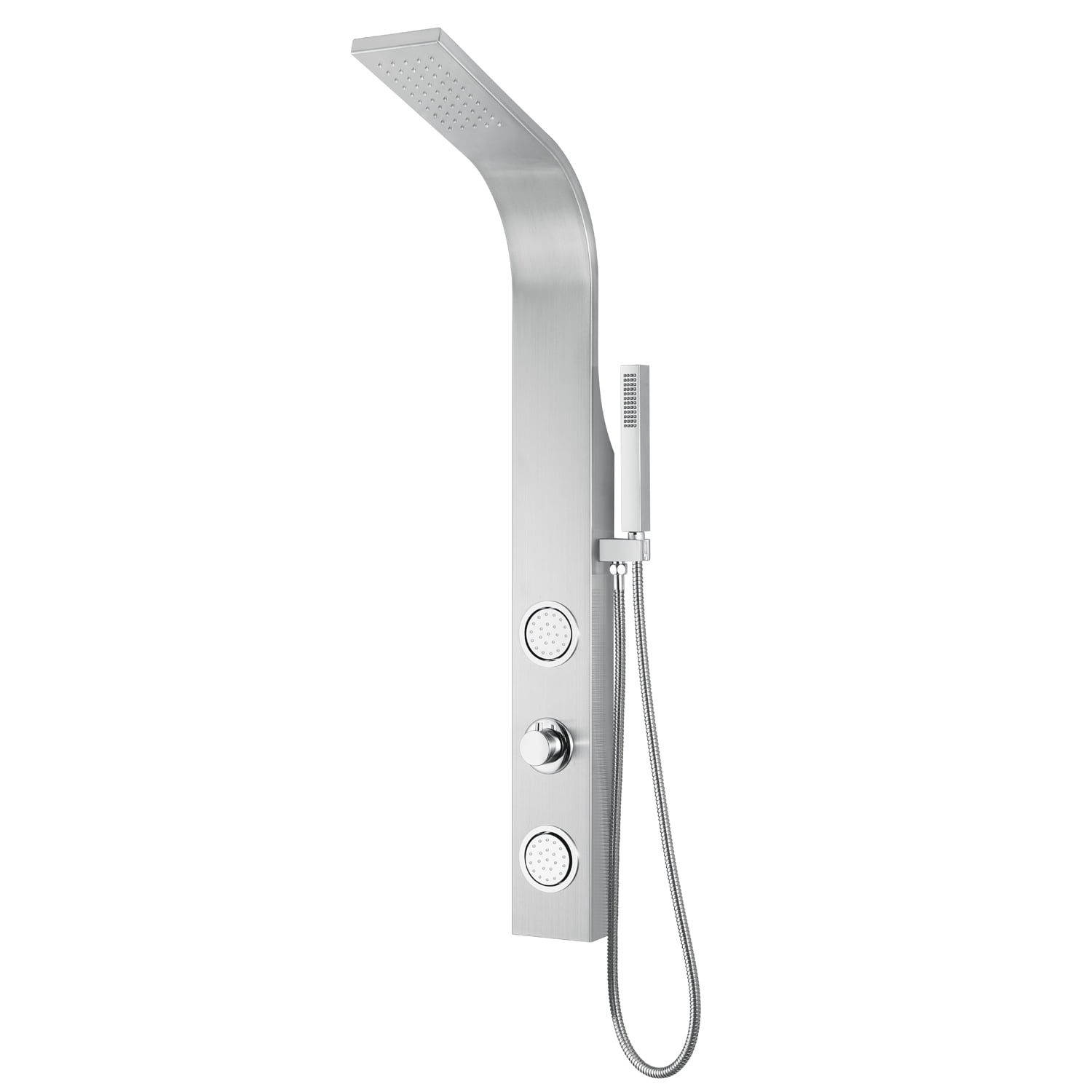 44'' Stainless Steel Shower Panel with Adjustable Head