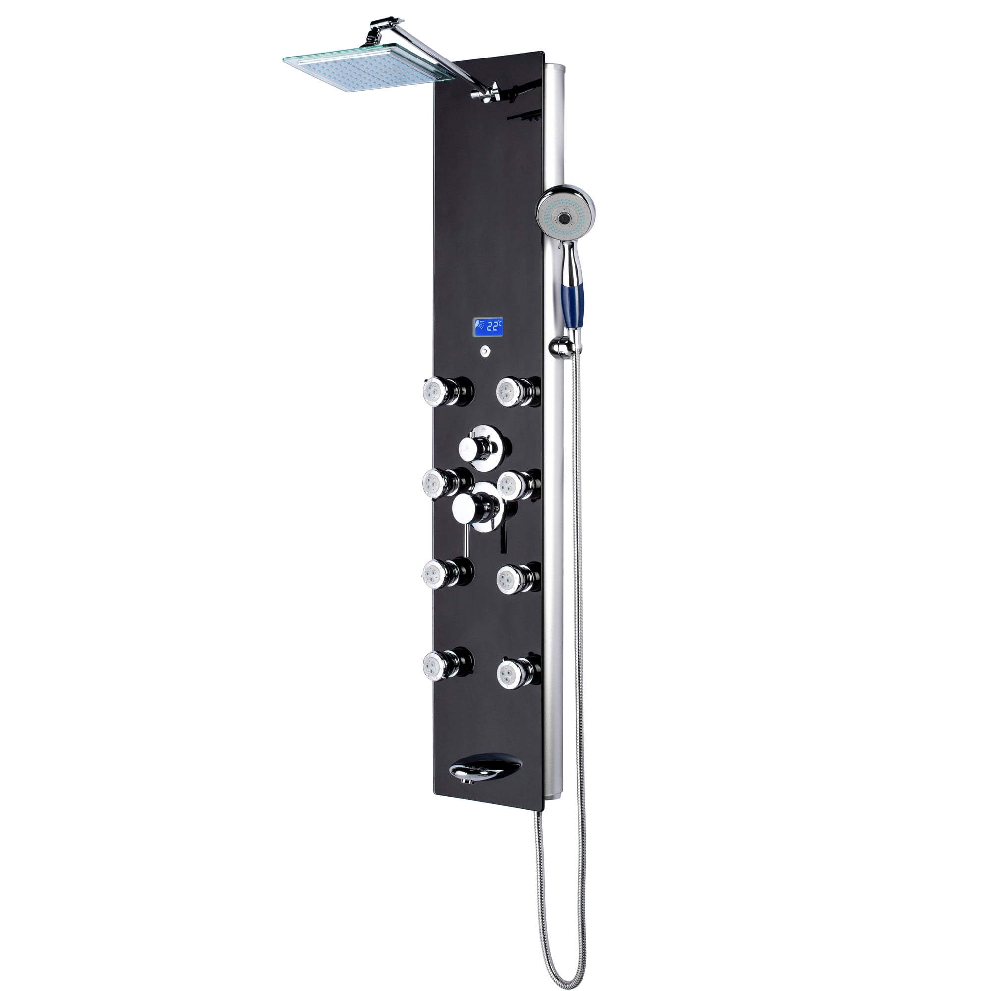 Blue Ocean 52” Aluminum Shower Panel SPA392B - Full Body System with ...