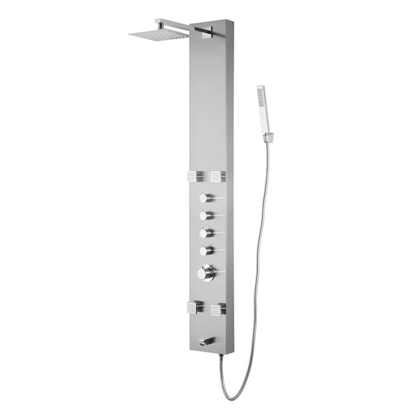 Blue Ocean 59” Stainless Steel Thermostatic Shower Panel Tower (SPS8819)