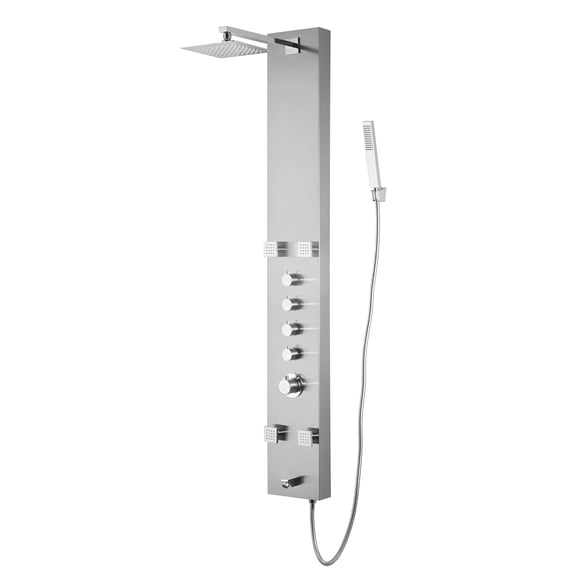 Blue Ocean 59 Stainless Steel Thermostatic Shower Panel Tower (SPS8819)