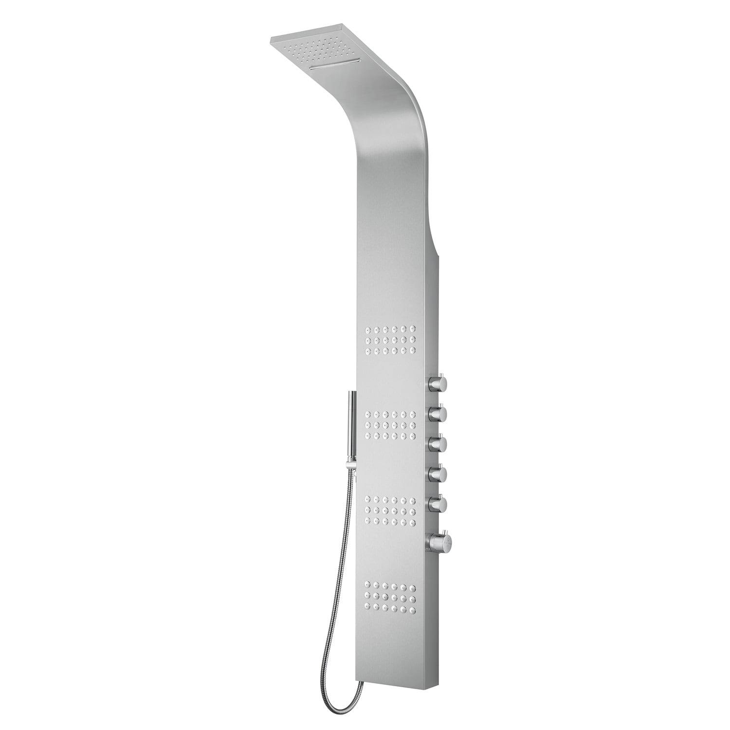 Blue Ocean 64.5 inch Stainless Steel SPS8727 Thermostatic Shower Panel ...