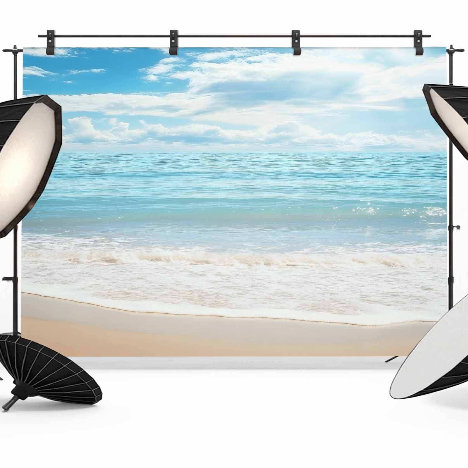Blue Ocean Backdrop for Photoshoot,Photography Photo Studio Background ...