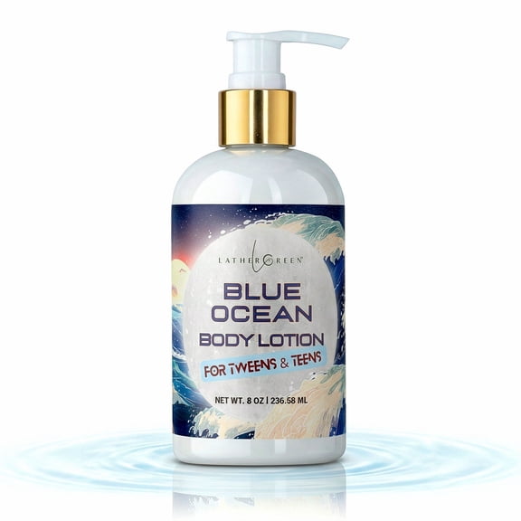 Blue Ocean Body Lotion for Tweens and Teens | Lightweight Hydrating Daily