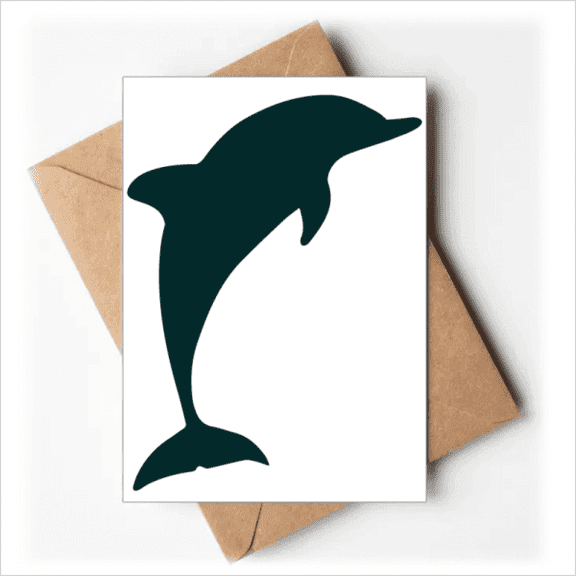 Blue Ocean Docile Friendly Dolphin Greeting Cards You are Invited Invitations