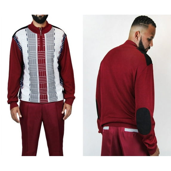 Blue Ocean Mens 2 Piece Sweater/Pants Set (sp-77)