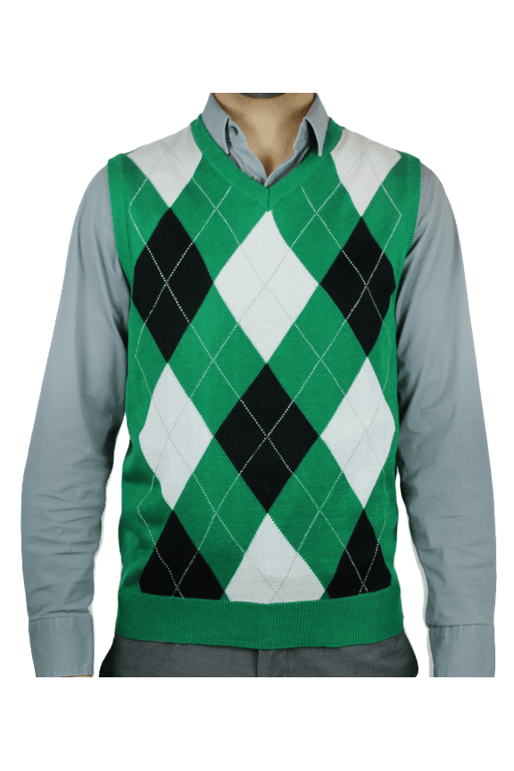 Mens Argyle Sweater Vest (sv-255)
