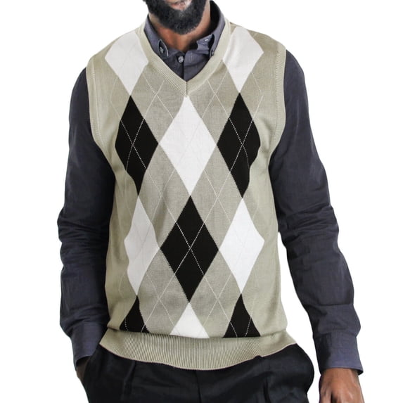 Blue Ocean Mens Argyle Sweater Vest (sv-255)