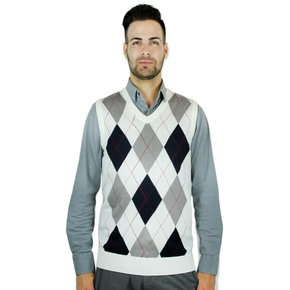 Blue Ocean Mens Argyle Sweater Vest (sv-255)