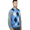 thumbnail interactive-video image 1 of Blue Ocean Men's Solid Knit Sweater Vest – Casual Golf Vest (SV-243) 1 of 3