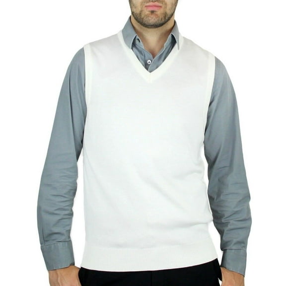 Blue Ocean Mens Big & Tall Solid Sweater Vest (sv-243bm)