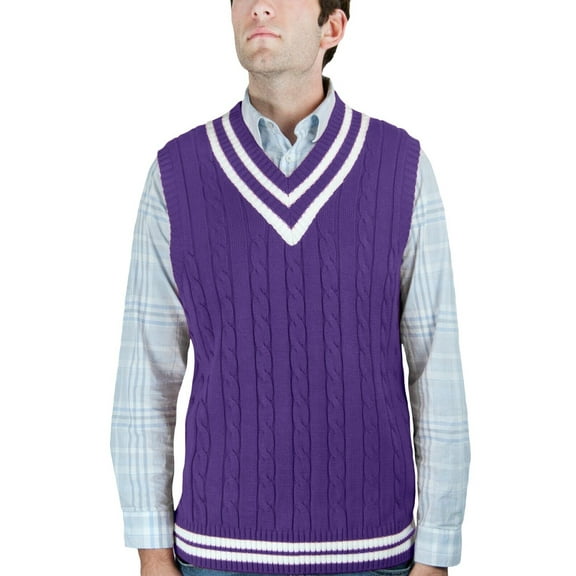 Blue Ocean Mens Cable Vest (sv-222)