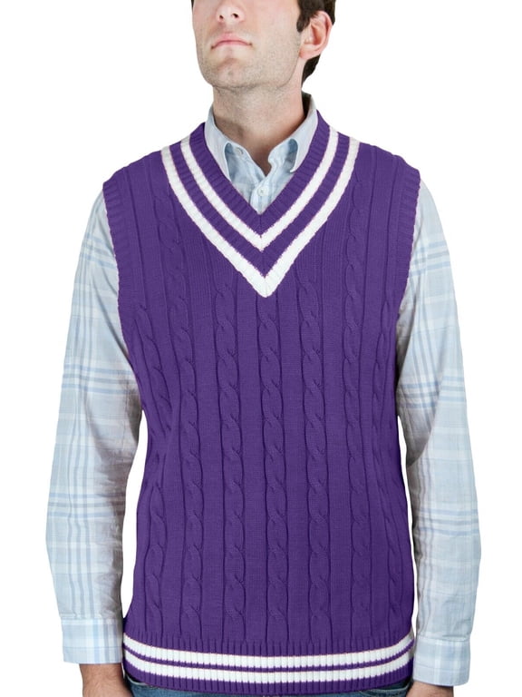 Mens Cable Vest (sv-222)
