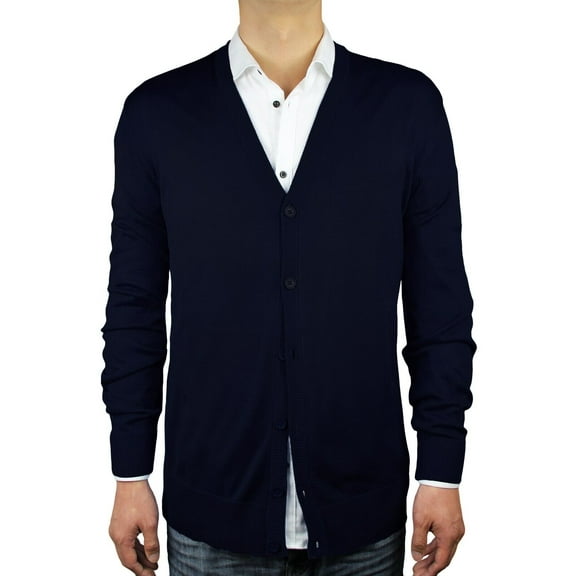 Blue Ocean Mens Cardigan Sweater (sw-249)