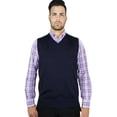 thumbnail image 1 of Blue Ocean Mens Solid Sweater Vest (sv-243), 1 of 13