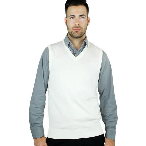 Blue Ocean Mens Solid Sweater Vest (sv-243)