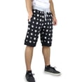 thumbnail image 1 of Blue Ocean Mens Star Printed Jogger Shorts (psr-11), 1 of 3