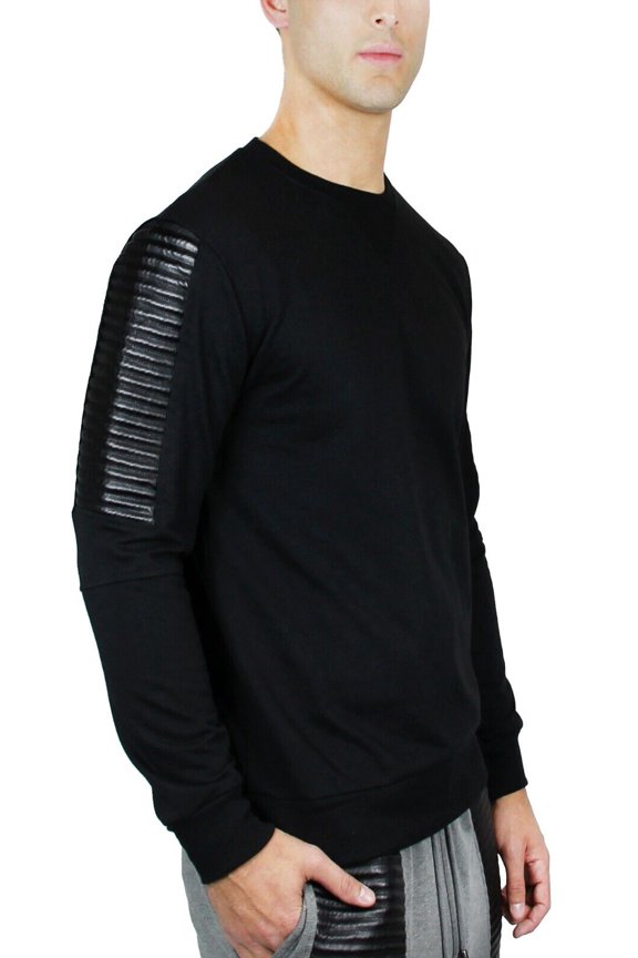 Mens Stylish French Terry moto Top (bo-46)