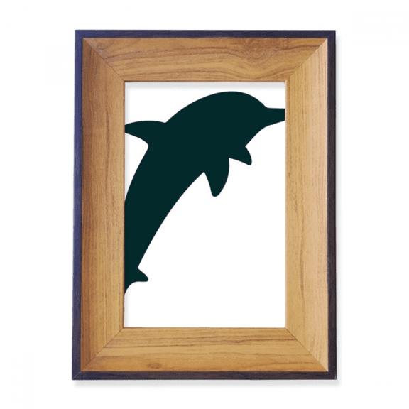 Blue Ocean Streamline Cute Dolphin Photo Frame Exhibition Display Art Desktop Painting
