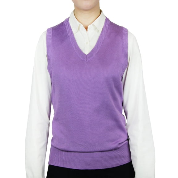 Blue Ocean Womens Solid Sweater Vest (lsv-123)