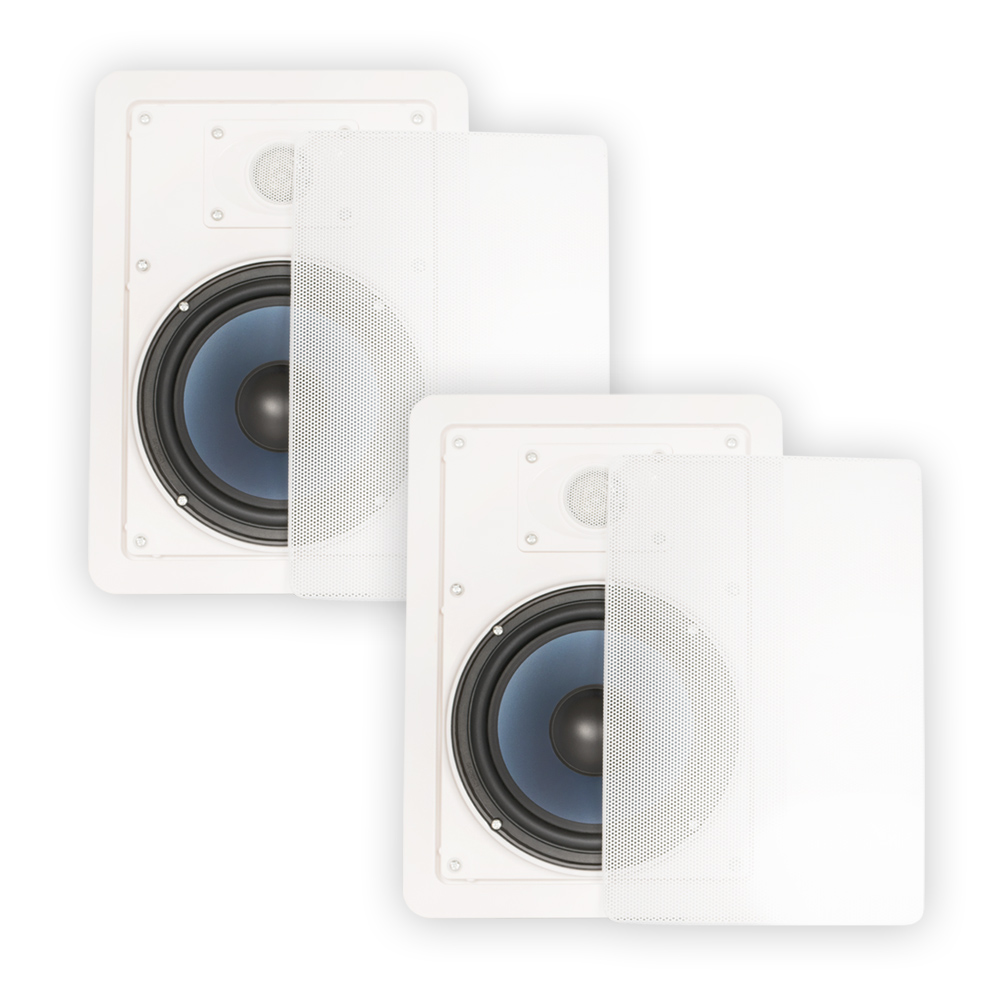 Blue Octave LW62 In Wall 6.5" Speakers Home Theater Surround Sound 2-Way Speaker Pair - image 1 of 7