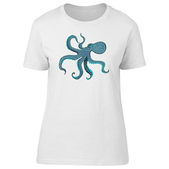 Blue Octo T-Shirt Men -Image by Shutterstock, Male Small
