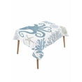thumbnail image 1 of Blue Octopus Coastal Table Cloth, Summer Beach Nautical Coral Waterproof Tablecloth for Rectangle Tables, Reusable Washable Fabric Table Cover for Restaurant Kitchen Dining Tables 60"x84", 1 of 6