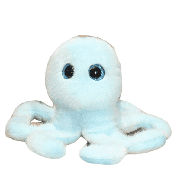 Blue Octopus Plush Stuffed Animal -9.8 '' Soft Toy Cute Plush Toy - Wild Marine Animal Birthday Gift