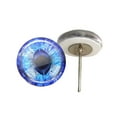 thumbnail image 1 of Blue Odin Viking Glass Eyes on Wire Pin Posts, 1 of 3