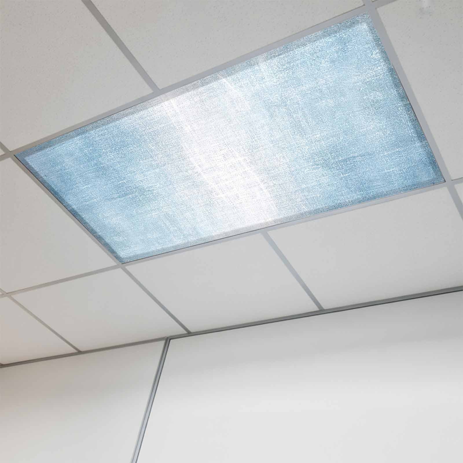 Blue Ombre Fluorescent Light Covers, Modern Abstract Art Aesthetics ...