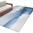 Blue Ombre Large Area Rugs for Bedroom Living Room, Soft Non Slip ...