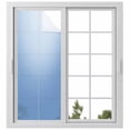thumbnail image 1 of Blue Ombre Privacy Window Film, Decorative Frosted Glass Window Film, Modern Minimalist Gradient Aesthetic Reusable Peel and Stick Static Cling for Home Bathroom Office Glass Door 29.5"x78.7", 1 of 8