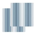 thumbnail image 1 of Blue Ombre Stripe Kitchen Dish Towels for Drying Dishes Set of 2, Farmhouse Simple Striped Waffle Weave Microfiber Hand Tea Bathroom Towels Quick Dry & Absorbent Towel 12x12, 1 of 7